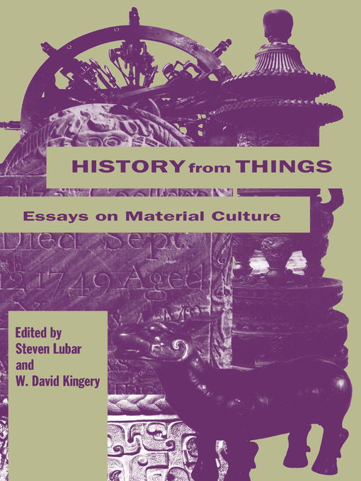 Title details for History from Things by Stephen Lubar - Wait list